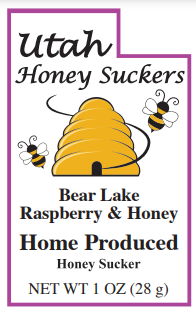 75 Bear Lake Raspberry Honey Suckers