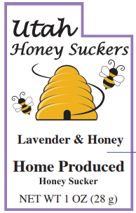 12 Lavender and Honey Suckers