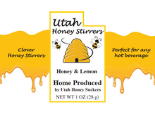 Load image into Gallery viewer, 1 Pack Lemon and Honey Stirrers
