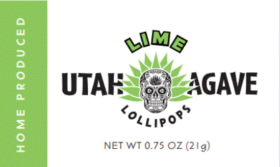 75 Lime Agave Lollipops