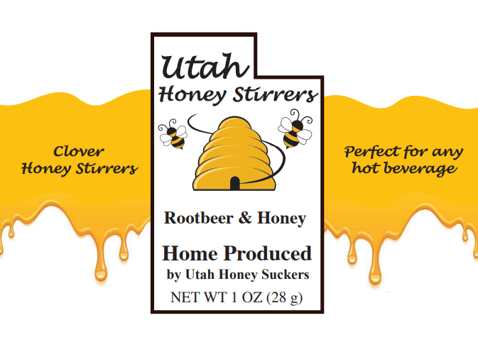 1 Pack Rootbeer and Honey Stirrers