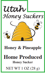 5 Pack Fruit Basket Utah Honey Suckers