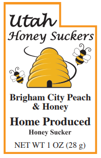 75 Brigham City Peach Honey Suckers