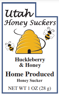 12 Huckleberry and Honey Suckers