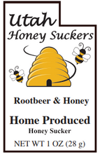 Load image into Gallery viewer, 12 Rootbeer and Honey Suckers
