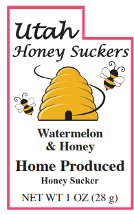 12 Watermelon and Honey Suckers